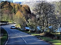 NN3209 : A82, Loch Lomond Shore, Inveruglas by David Dixon