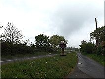 TM4593 : Aldeby Village sign & Rectory Road by Geographer