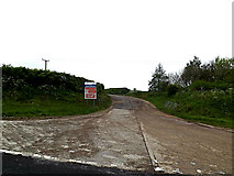 TM4593 : Entrance to Aldeby Landfill site by Geographer
