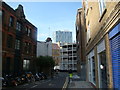 View of the multi-storey car park on White