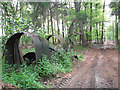 Dilapidated Anderson shelter