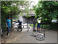 Cycle barrier at Birdbrook Road