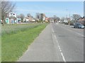 Looking northeast along Main Road