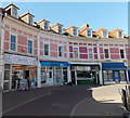 Colourful crescent part of Station Road, Clevedon