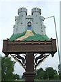 TM3390 : Bungay Town Name Sign by Keith Evans
