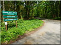 Sign at entrance to Weston Common