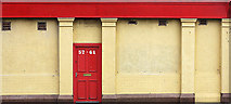 SJ3392 : Red door by William Starkey