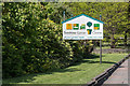 Sign for Sunshine Garden Centre, Durnsford Road, London N11