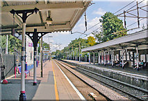TQ3092 : Palmers Green station by Ben Brooksbank