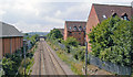 Towards London on Hertford Loop from Palmers Green