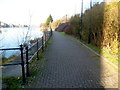 Atlantic Wharf footpath, Cardiff