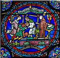 TR1557 : Stained glass window n.IV, Canterbury Cathedral by Julian P Guffogg