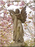 NJ9304 : Aberdeen - Allenvale Cemetery - Guardian Angel by Colin Smith