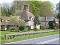 Houses on the A32 at East Tisted