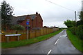 The Viking Way leaving Marston on Hougham Mill Lane