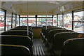 View from vintage bus at Catford bus garage