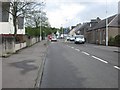 Looking up the Main Street in Hill of Beath in Fife