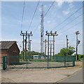 Belchamp Grid Substation and radio mast