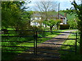 House and drive at Ashley Farm