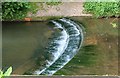 Weir on the river Leadon