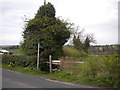 Public footpath to Lambley from Catfoot Lane