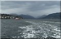 NS1880 : View up Holy Loch from Gourock Ferry by Rob Farrow