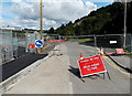 B4486 Steel Works Road closed, Ebbw Vale