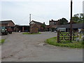 The entrance to Longnor Hall and farm