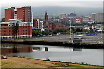 J3475 : Belfast - Buildings along River Lagan in Clarendon Dock Area by Suzanne Mischyshyn
