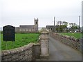 The drive leading to Kilhorne Parish (CoI) Church, Annalong