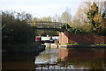 Footbridge over the entrance to Willowtree Marina