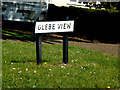 TM4289 : Glebe View sign by Geographer