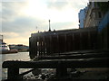 View along the groynes at the end of the Thames Beach #2