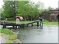 SD8807 : High water levels at Lock 58, Rochdale Canal by Christine Johnstone