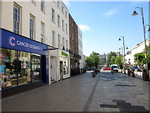 SO9522 : Cambray Place Cheltenham, Cancer Research UK Shop by Roy Hughes