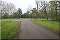 Crossroads in Belvoir Castle estate