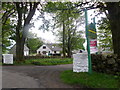 Ballo Trout Fishery sign