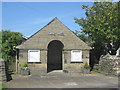 Bus shelter at Burnt Yates