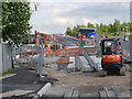 The approach to Lenton railway bridge