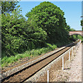 Looking to Spring Gardens Road bridge over Sudbury Branch Line