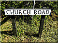 TM4888 : Church Road sign by Geographer