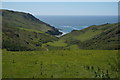 Looking down the valley in the direction of Soar Mill Cove