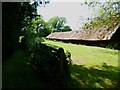 Long shed by footpath