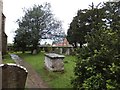 The north side of Cowfold churchyard