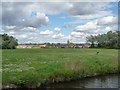 Football pitches on the north bank of the Ashton Canal