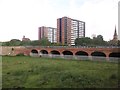 Railway arches west of Salford Central