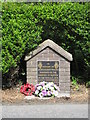 H9831 : Memorial to James Albert (Bertie) Frazer UDR on Ballymoyer Road by Eric Jones