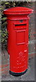 Newly repainted King George VI postbox, Neath