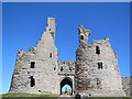NU2521 : Dunstanburgh Castle Gatehouse by N Chadwick