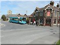 An Arriva bus waiting to depart for Chatham